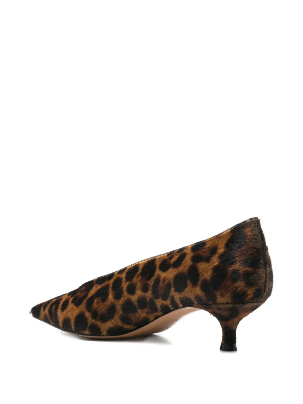 Le Monde Beryl 40mm Babouche Pointed Toe Pumps In Animal Print