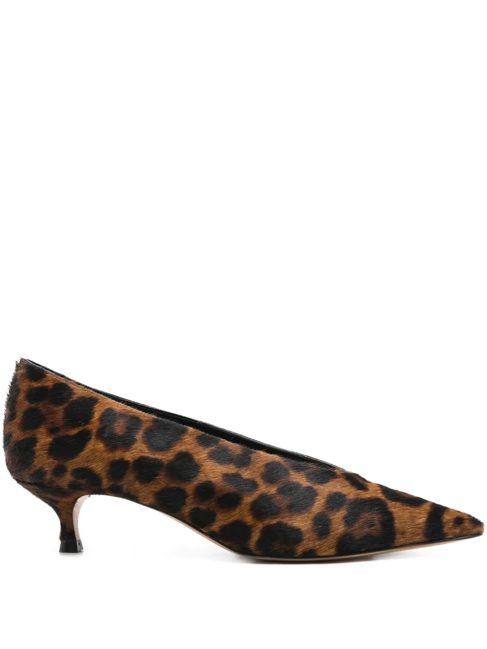 Le Monde Beryl 40mm Babouche Pointed Toe Pumps In Animal Print