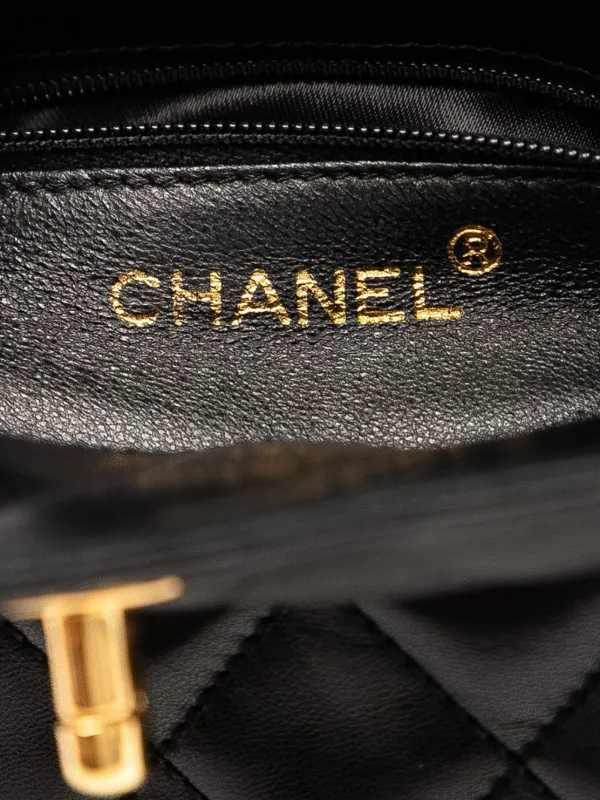 CHANEL Pre-Owned 1996-1997 CC Quilted Lambskin Turnlock Handbag