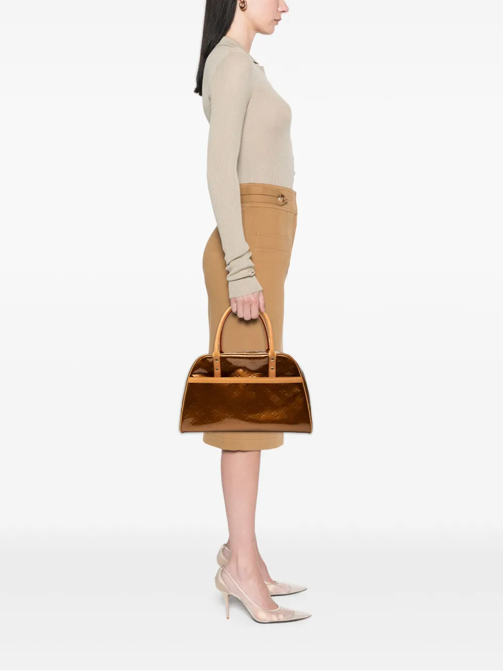 Louis Vuitton Pre-Owned 2000 Monogram Vernis Tompkins Square handbag | Pre-Owned | Image 2