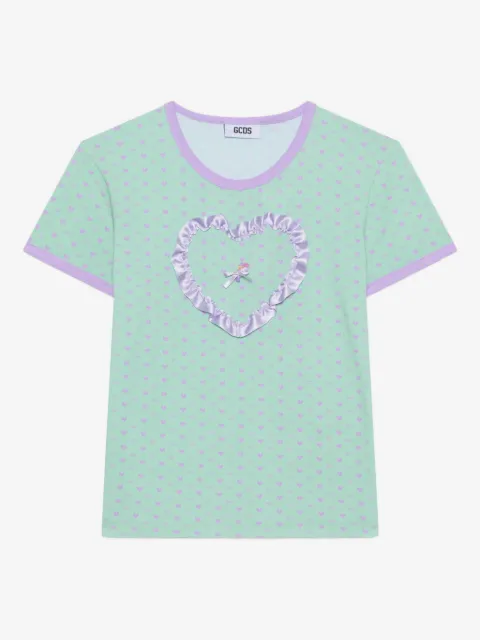 GCDS Polly Pocket heart-print T-shirt