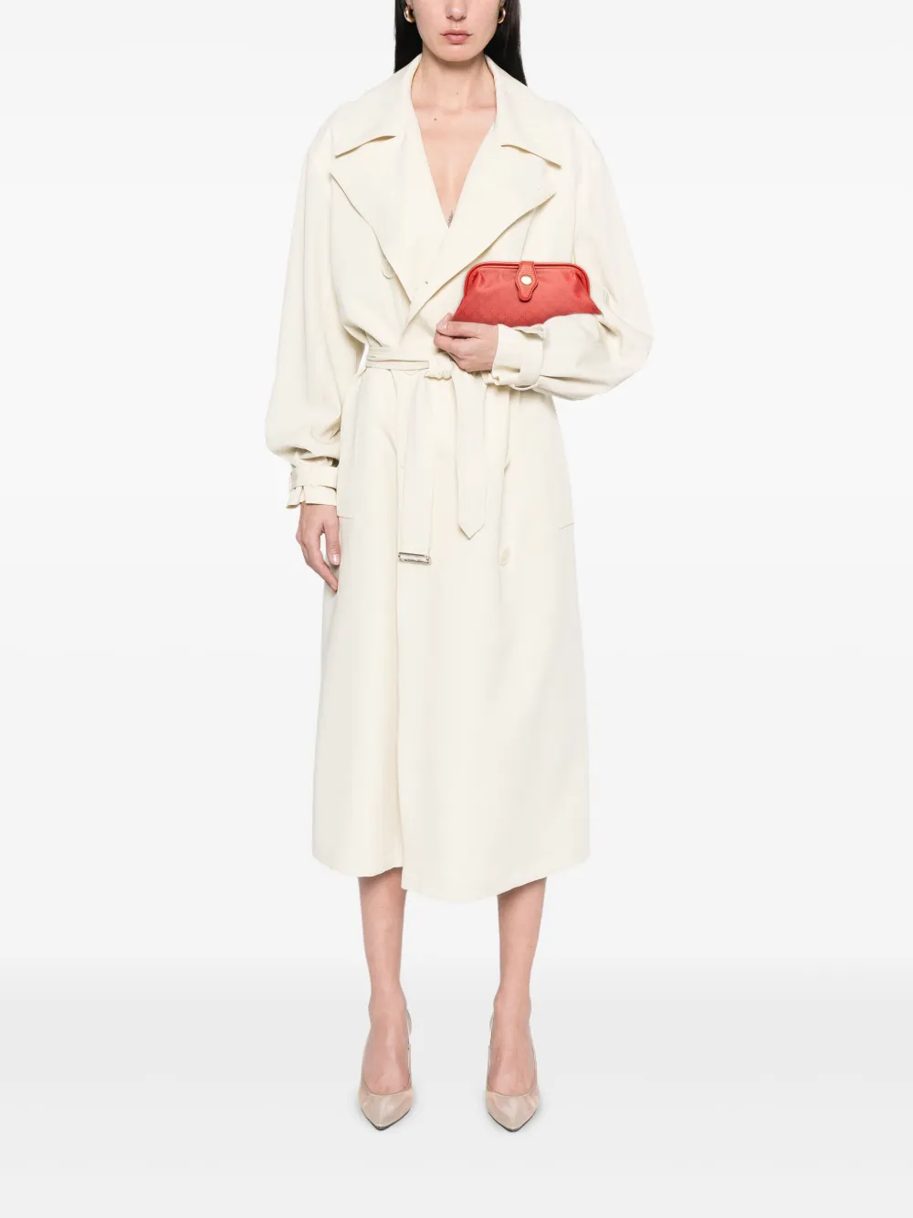 Celine Pre-Owned 2004 Macadam Coated Canvas Frame clutch bag | Pre-Owned | Image 2