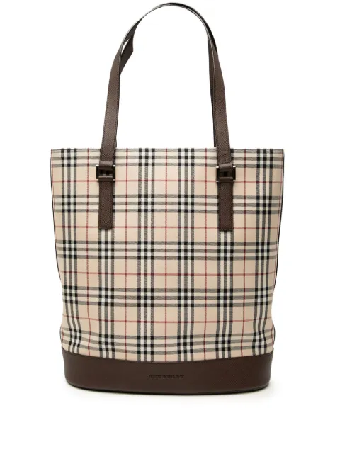 Burberry Pre-Owned 2000-2017 House Check Canvas tote bag