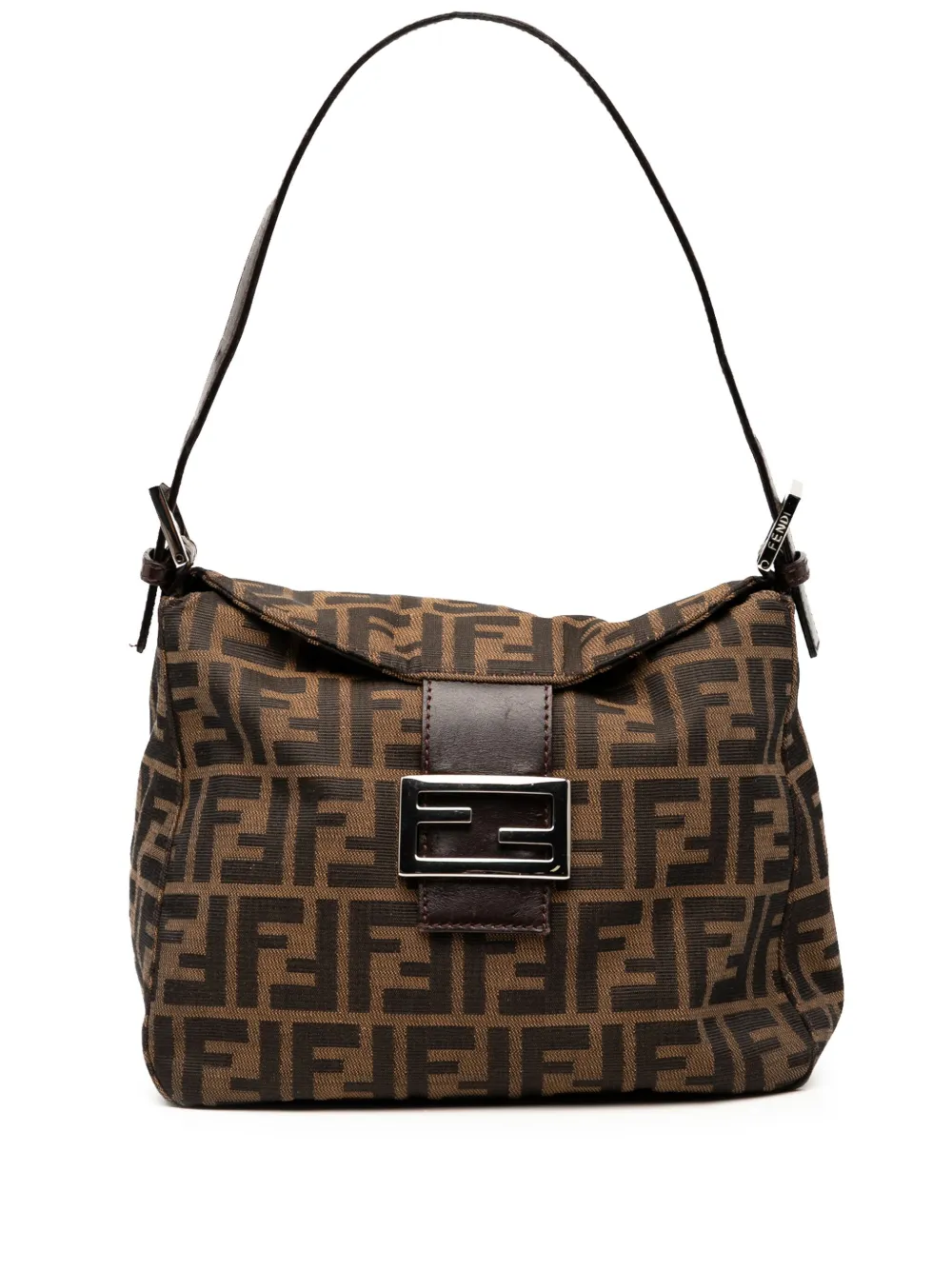 Fendi Pre-Owned 20th Century Zucca Canvas Double Flap shoulder bag | Brown | Image 1