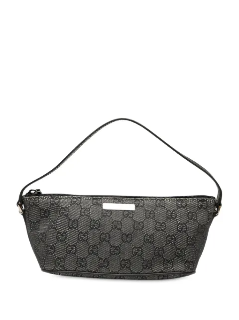 Gucci Pre-Owned 2000-2015 GG Denim Boat shoulder bag