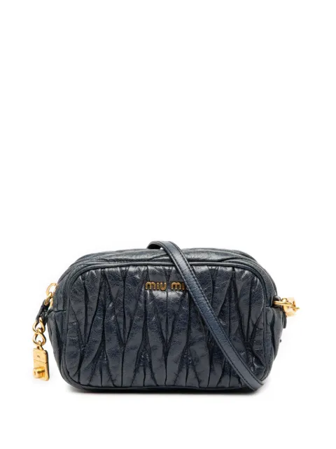 Miu Miu Pre-Owned 2010-2025 Matelasse Nappa Camera crossbody bag