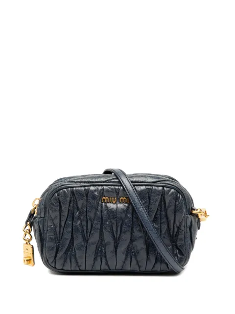 Miu Miu Pre-Owned 2010-2025 Matelasse Nappa Camera crossbody bag