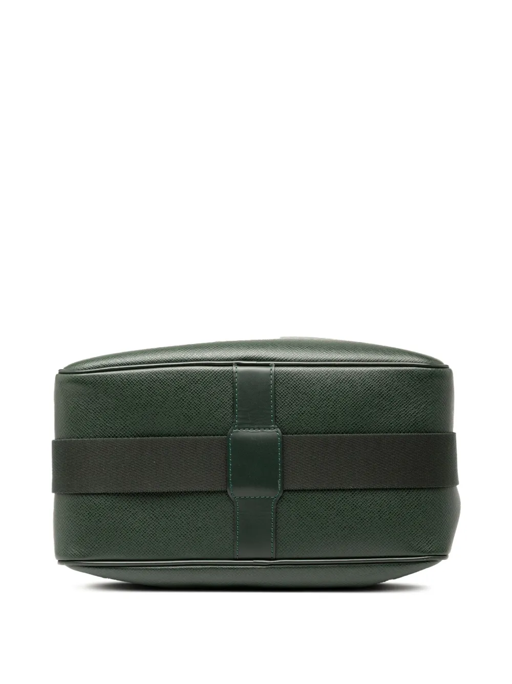 Pre-owned Louis Vuitton 2003 Taiga Reporter Pm Crossbody Bag In Green
