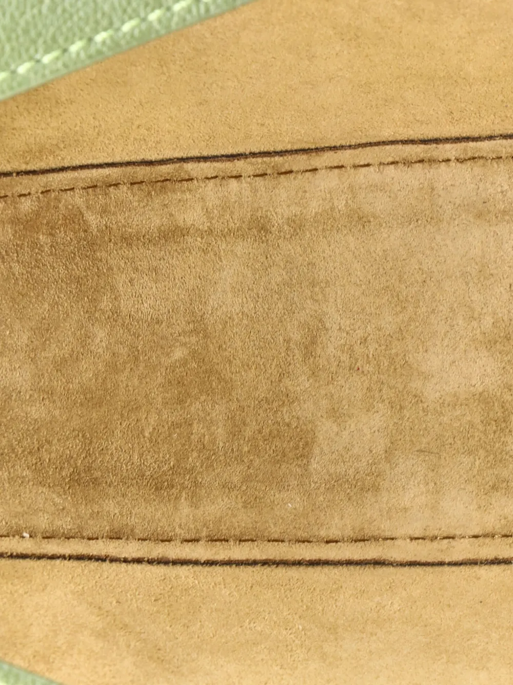 Pre-owned Loewe Luna Leather Hobo Bag In Green