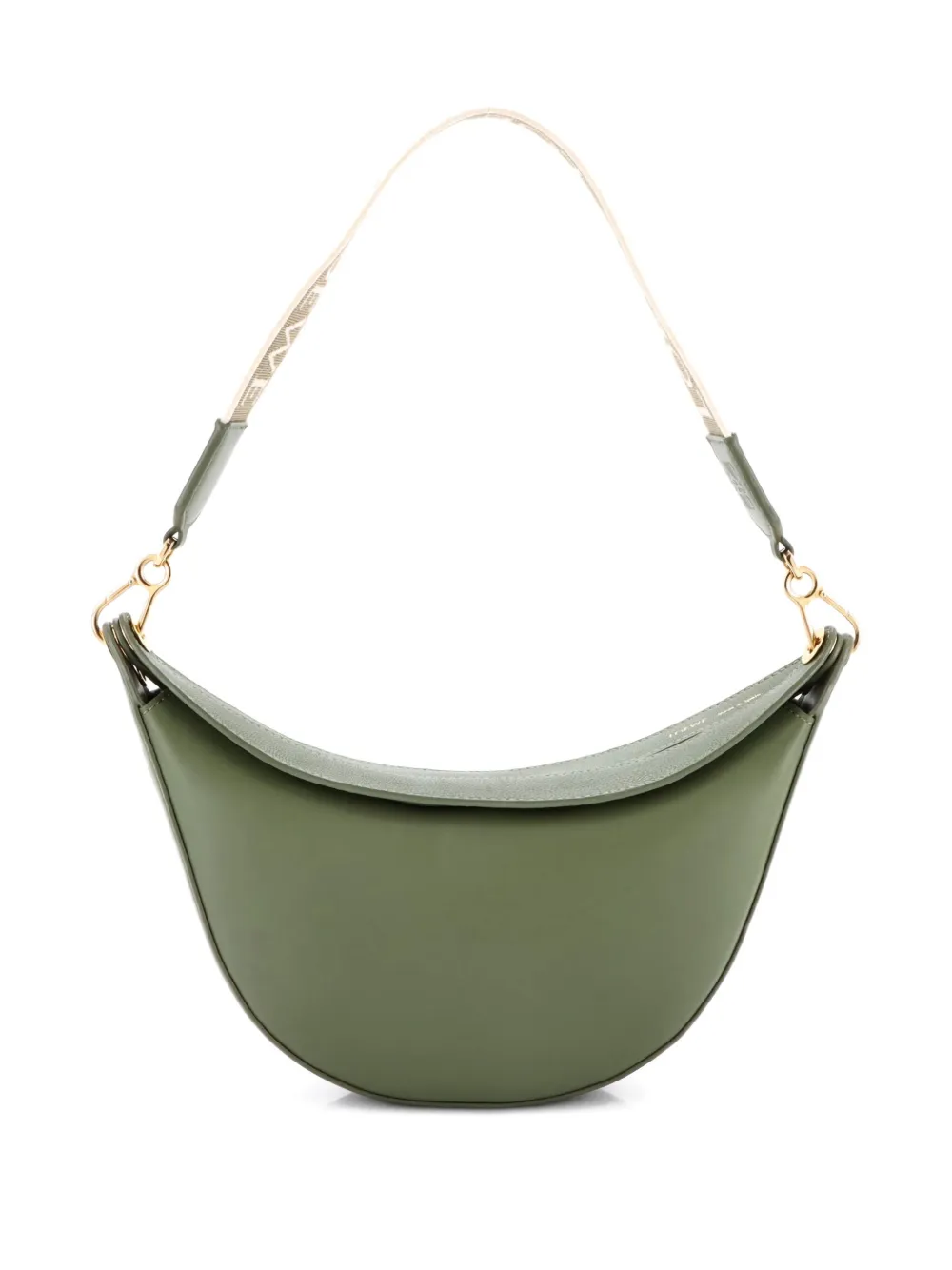Pre-owned Loewe Luna Leather Hobo Bag In Green