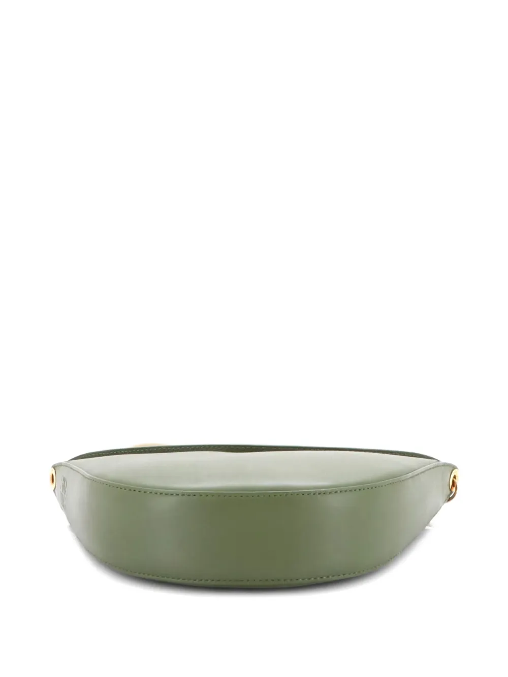 Pre-owned Loewe Luna Leather Hobo Bag In Green