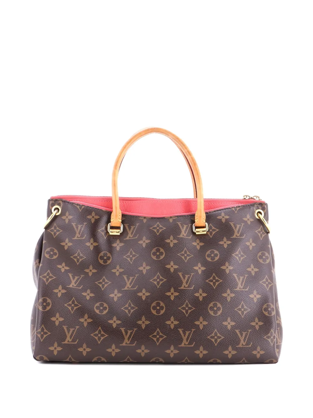 Louis Vuitton Pre-Owned Pallas Tote Monogram Canvas with Leather Louis Vuitton Pre-Owned Pallas Tote Monogram Canvas with Leather