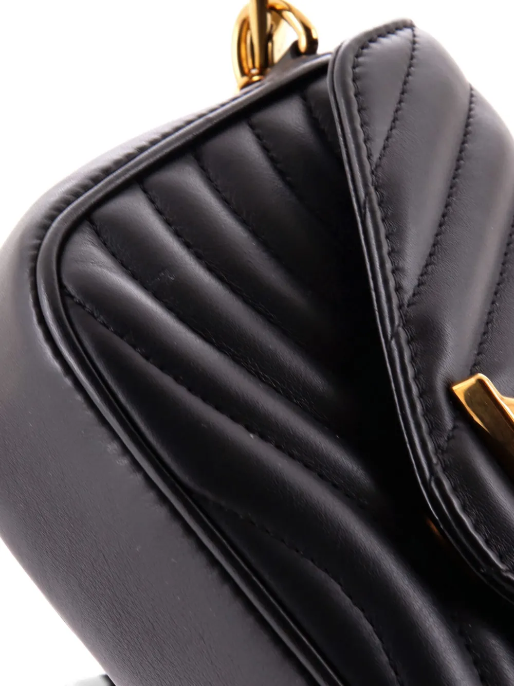 Pre-owned Louis Vuitton New Wave Multi Pochette Quilted Leather Crossbody Bag In Black