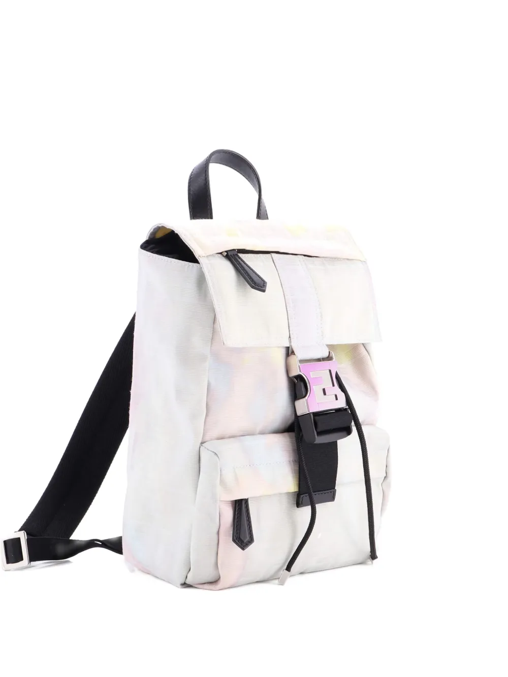 Fendi Pre-Owned Fendiness Zucca Canvas Small backpack - ニュートラル Fendi Pre-Owned Fendiness Zucca Canvas Small backpack - ニュートラル