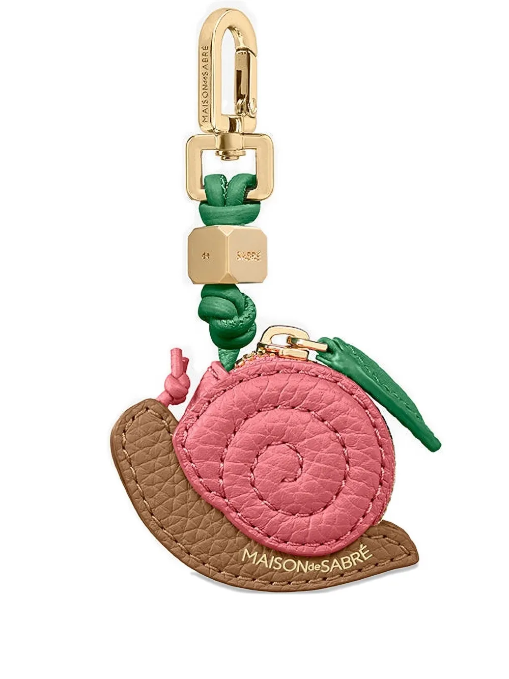Maison De Sabre The Sabrémoji™ Leather Charm In Pink