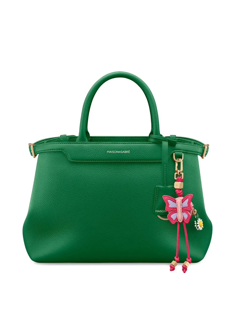 Maison De Sabre The Sabrémoji™ Butterfly-tassel Charm In Pink