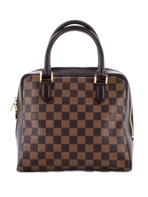 Louis Vuitton Pre-Owned Brera Handbag Damier Satchel Brown - Main Image