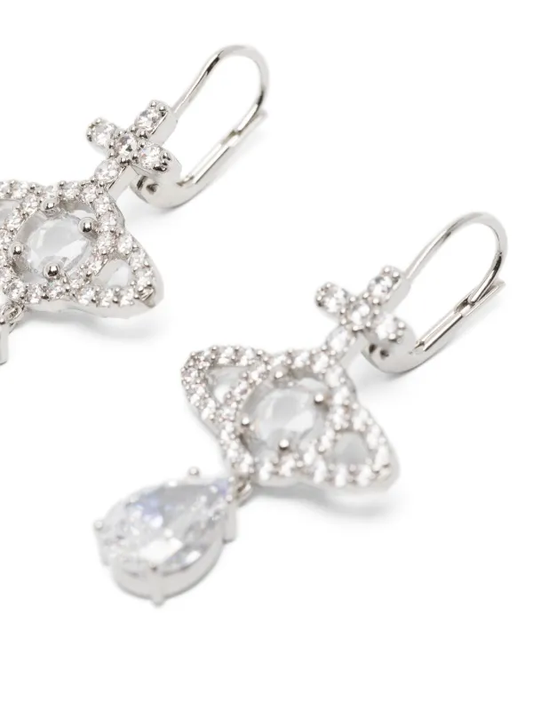 Vivienne Westwood Olympia Drop Earrings | Silver | FARFETCH