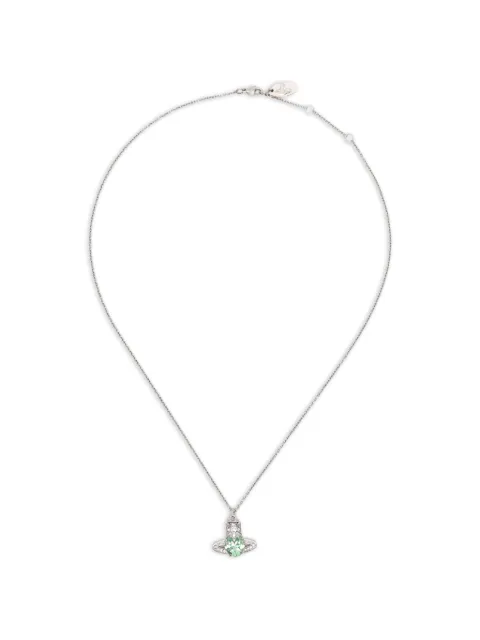 Vivienne Westwood Ariella light green pendant necklace