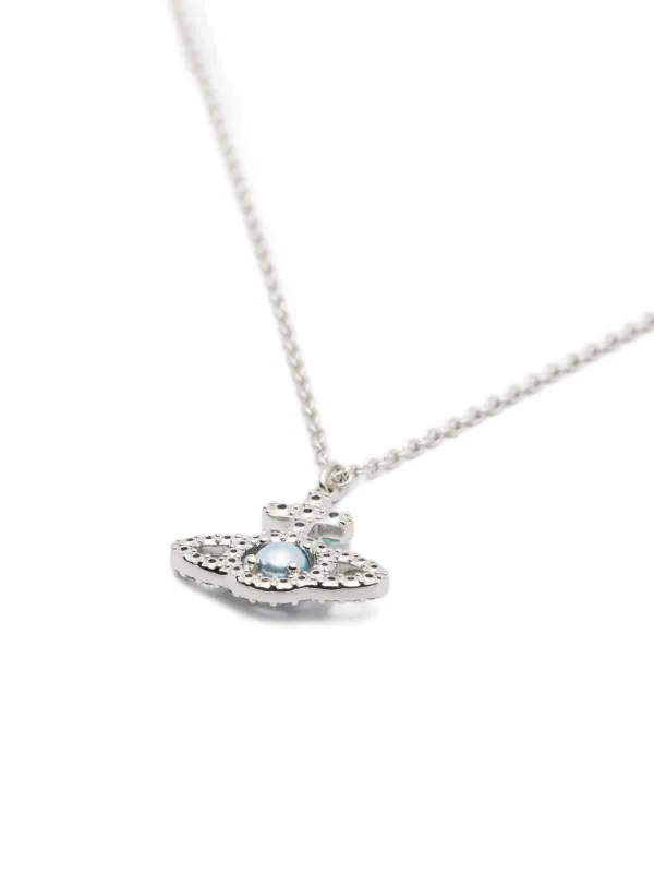 Vivienne Westwood Olympia Pearl orb-pendant Necklace | Silver