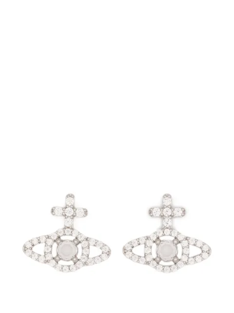 Vivienne Westwood Olympia crystal orb earrings