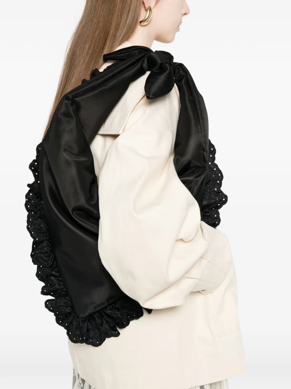 Simone Rocha Pillowcase Tote Bag - Black 