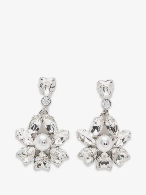 Simone Rocha crystal-embellished drop earrings