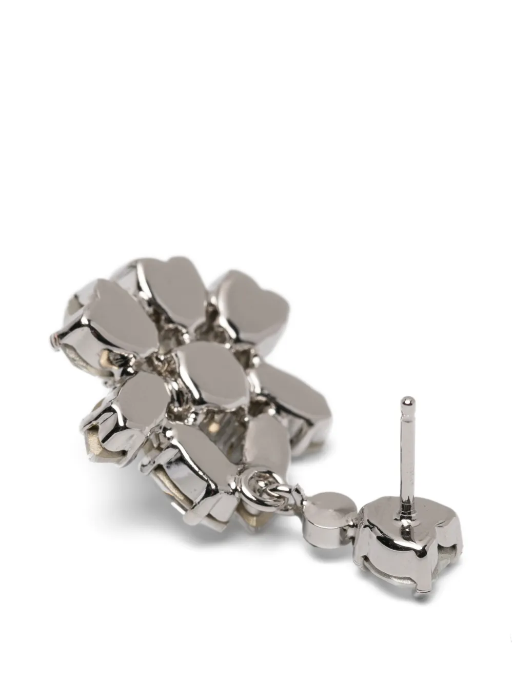 Simone Rocha crystal-embellished Drop Earrings | Silver | FARFETCH ZA