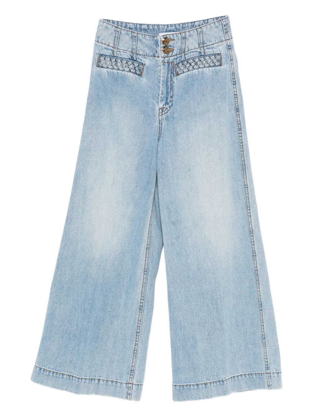 ZIMMERMANN Wanderlust buttoned jeans - Blu