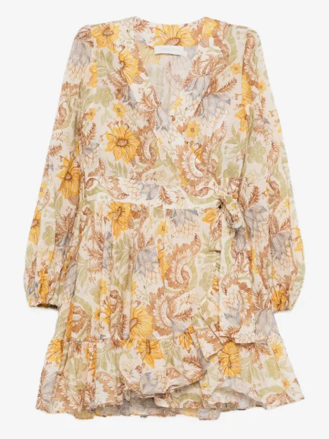ZIMMERMANN Daylight 荷叶边迷你连衣裙