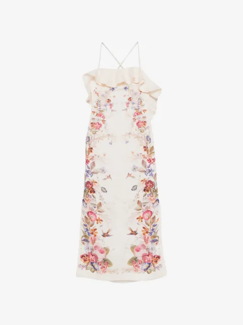 ZIMMERMANN Patience Frill midi dress