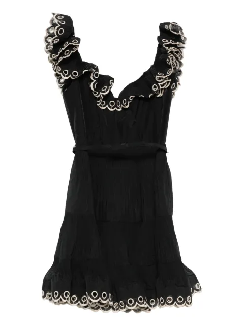 ZIMMERMANN embroidered mini dress