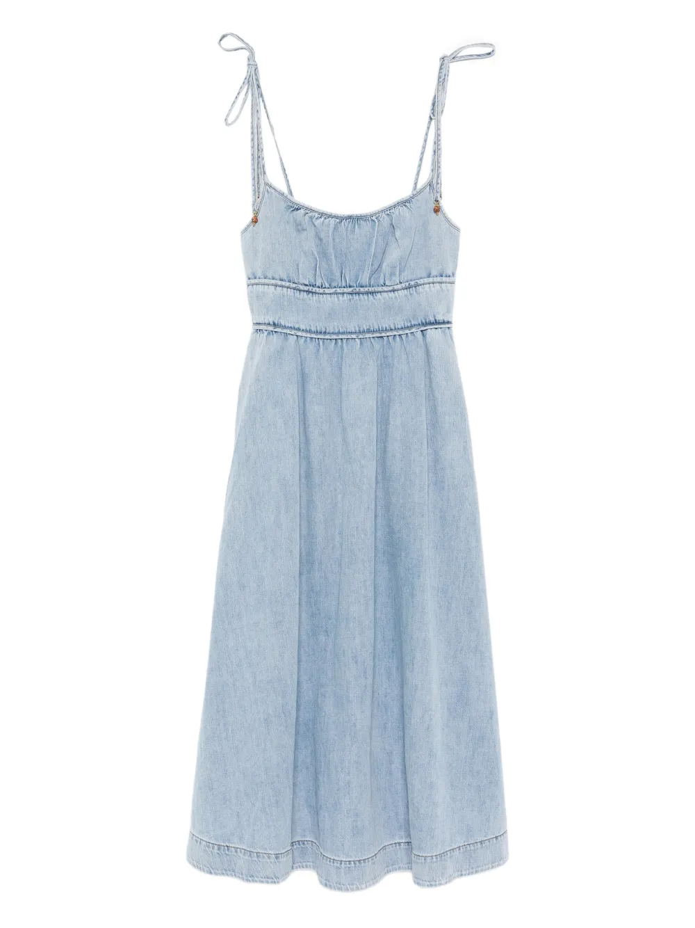 Zimmermann Sleeveless Midi Dress In Blue