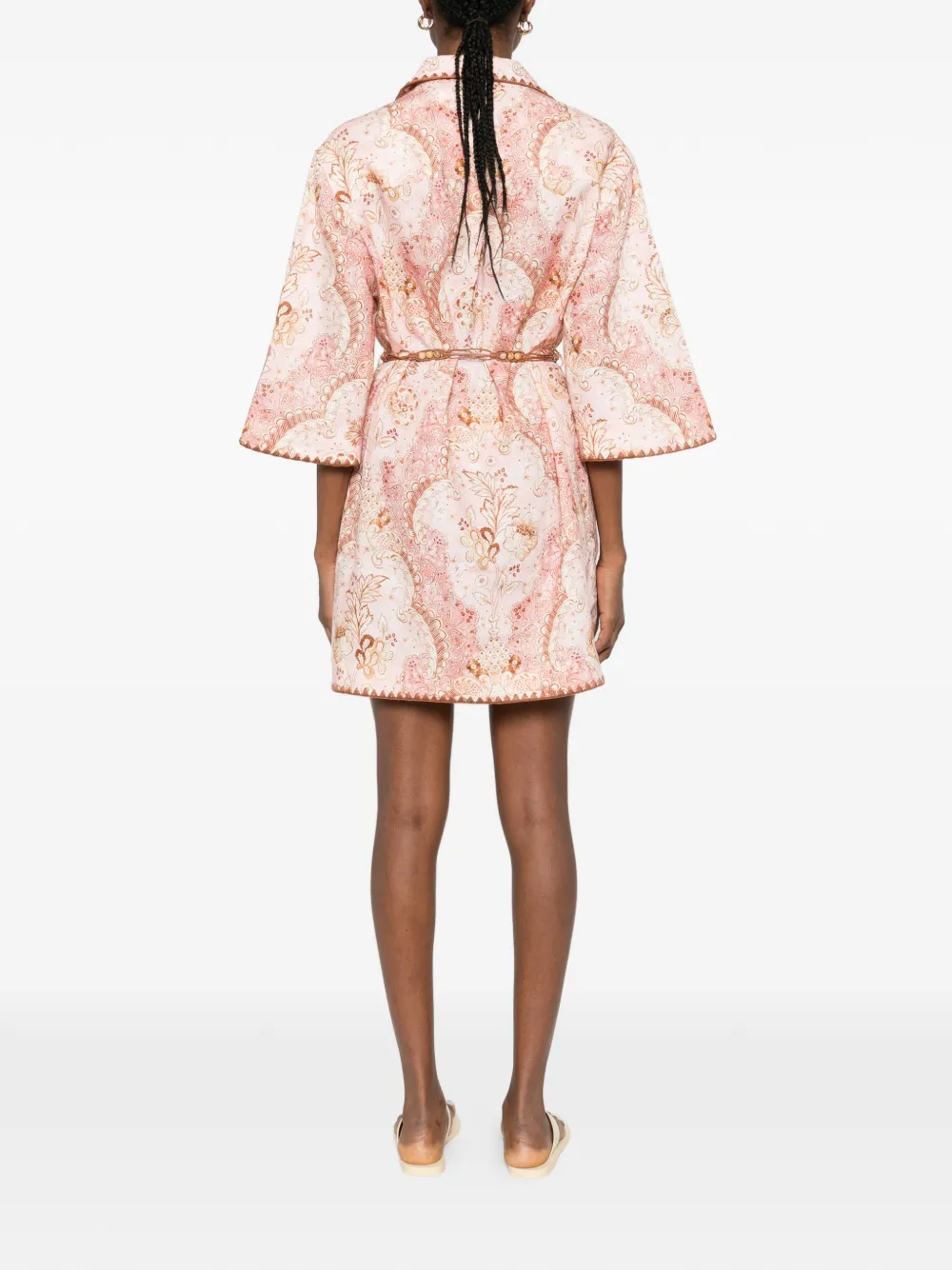Daylight Floral Belted Mini Dress