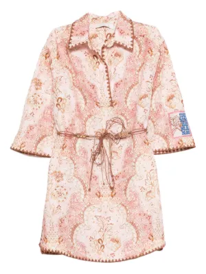 valentino long sleeve lace dress Valentino // Brown Sheer Ruffled Lace Dress – VSP Consignment main image 1