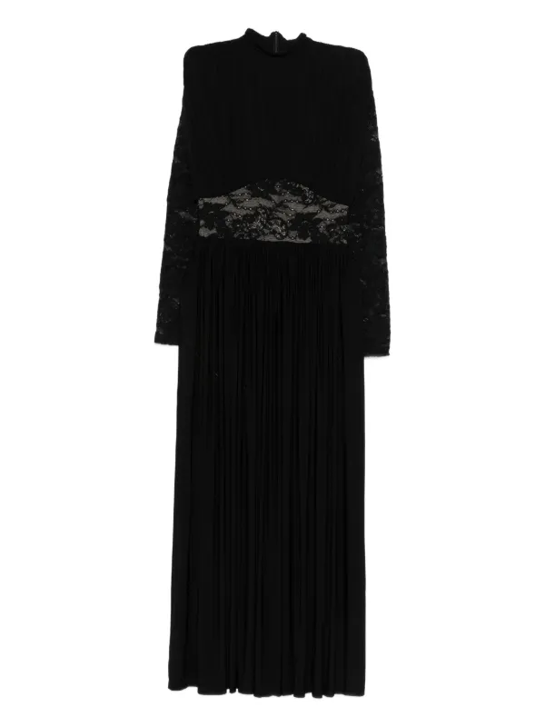 ZIMMERMANN Rebellion lace-insert Midi Dress | Black | FARFETCH OM