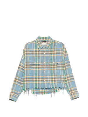 R13 チェック シャツ | レッド | FARFETCH JP