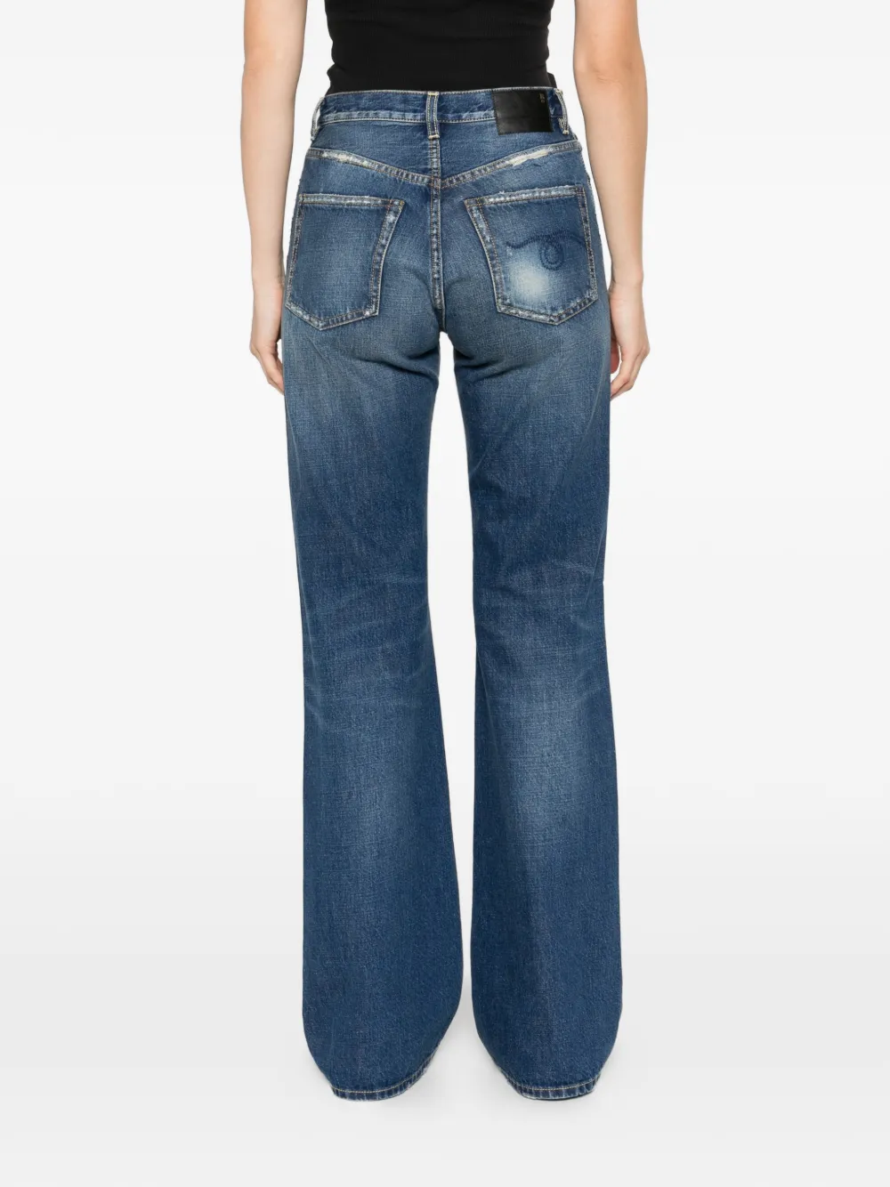 R13 Jane jeans Blauw