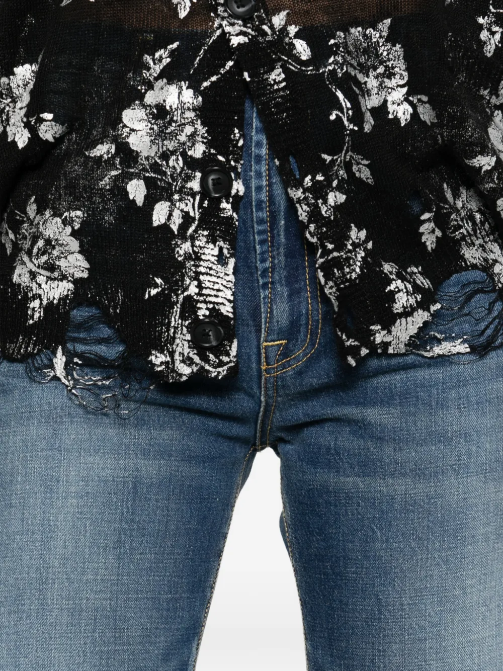 R13 Jane jeans Blauw