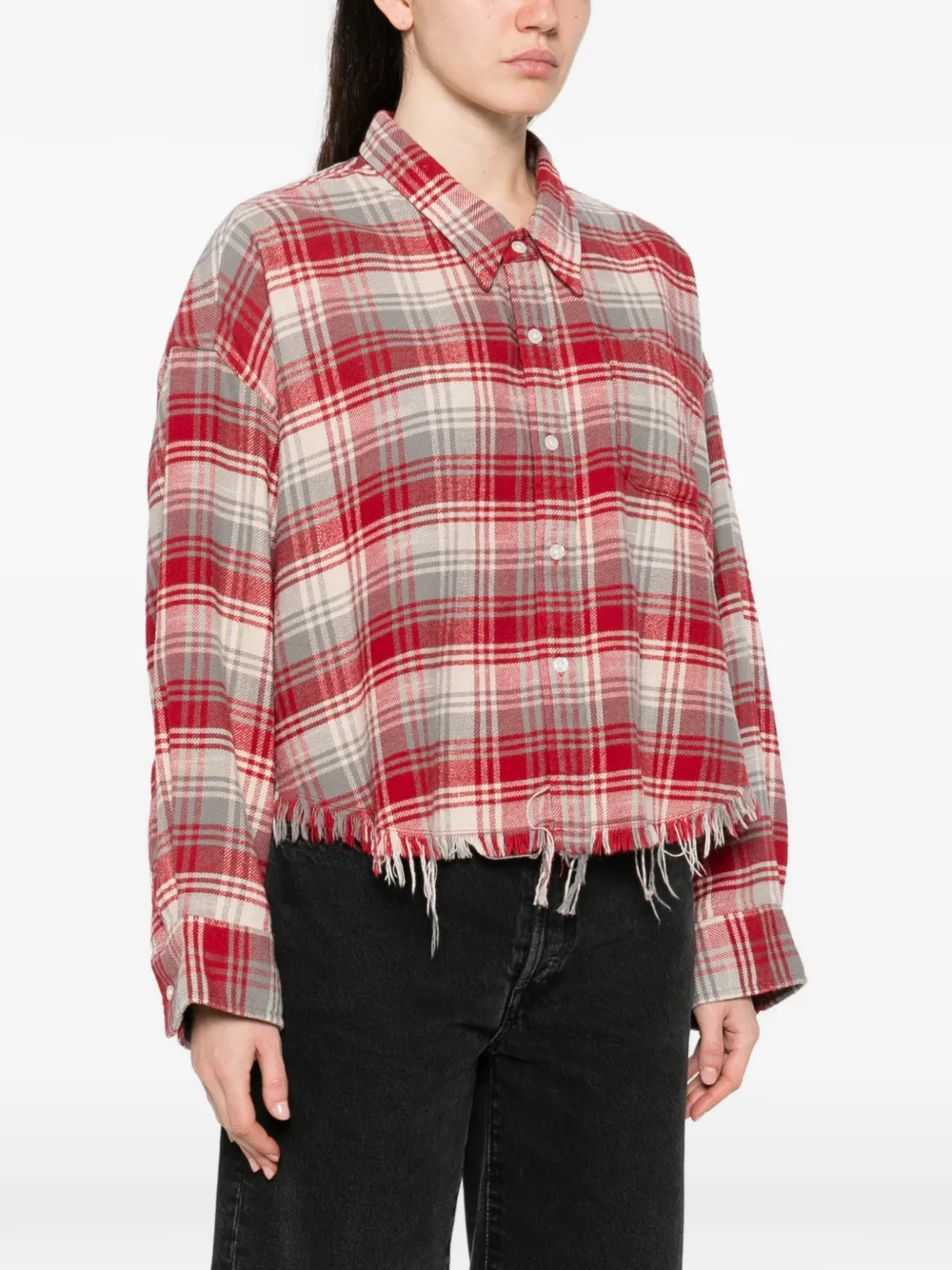  R13 Plaid Shirt - Red 