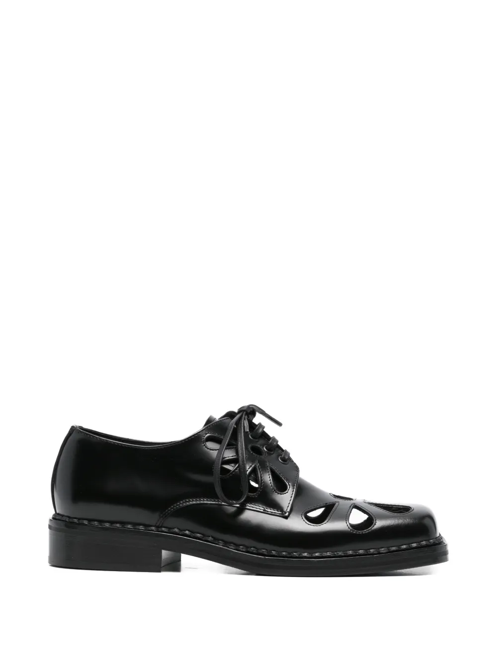 Simone Rocha cut-out Derby shoes - Nero