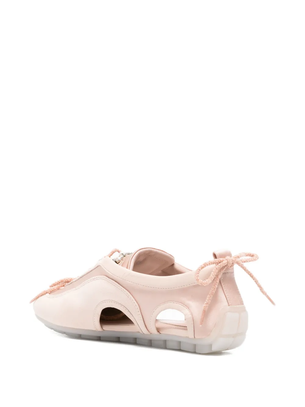 Simone Rocha Ballerina Grip sneakers met uitgesneden details Roze