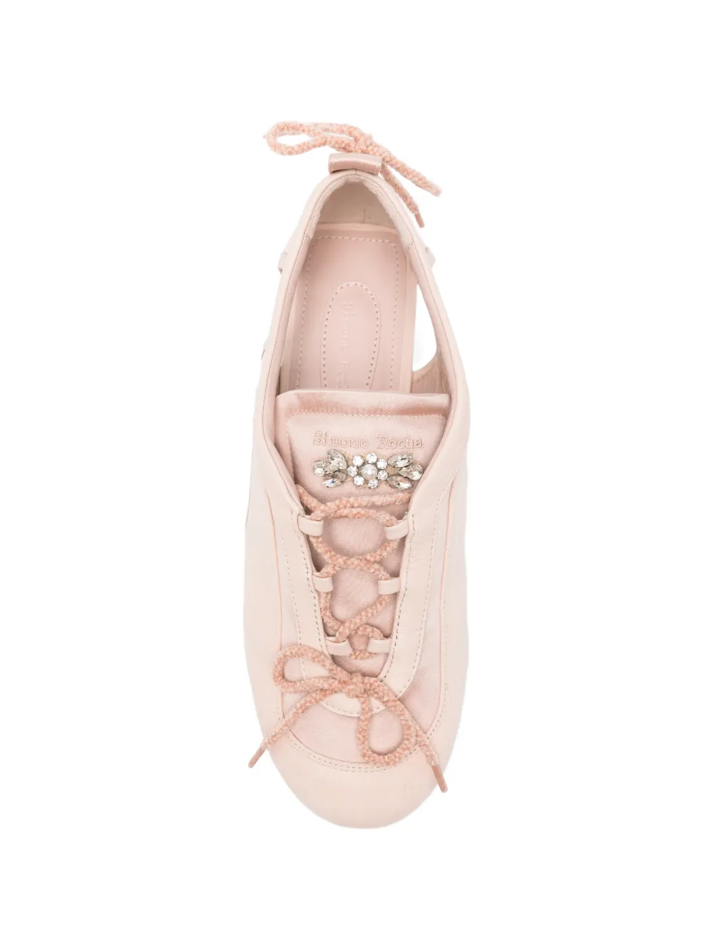 Simone Rocha Ballerina Grip sneakers met uitgesneden details Roze