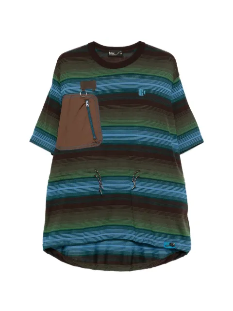 Kolor pocket striped T-shirt