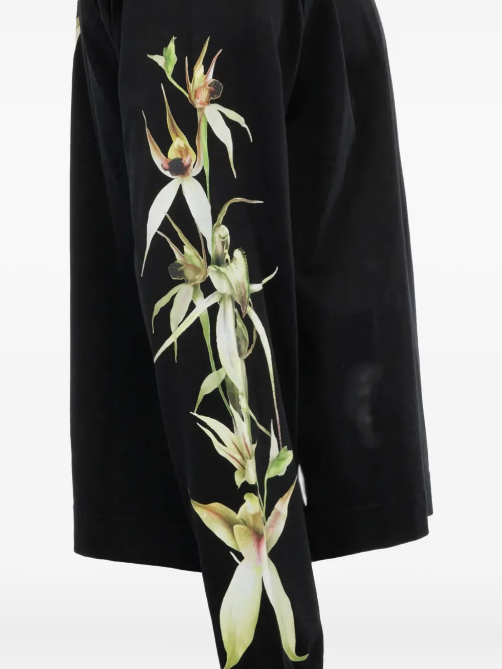 Givenchy Gvcy-print Long-sleeve T-shirt In Brown