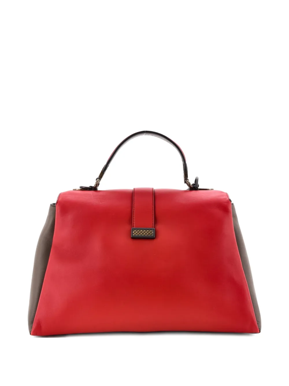 Bottega Veneta Pre-Owned Piazza Top Handle Bag Leather with Intrecciato Detail Medium shoulder bag | Pre-Owned | Image 2