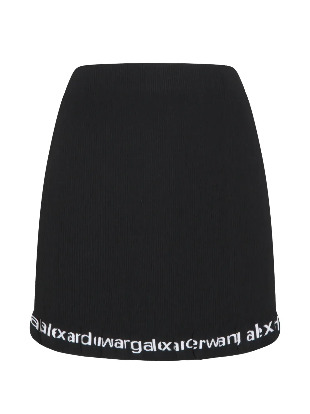 Alexander Wang Geribbelde mini-rok Zwart