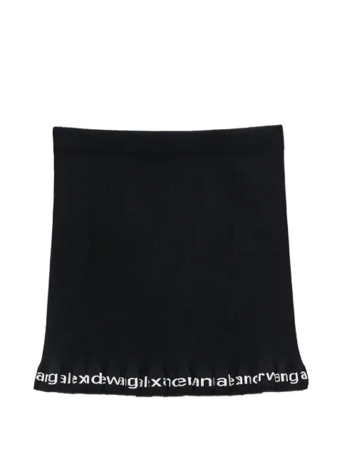 Alexander Wang falda corta de canalé