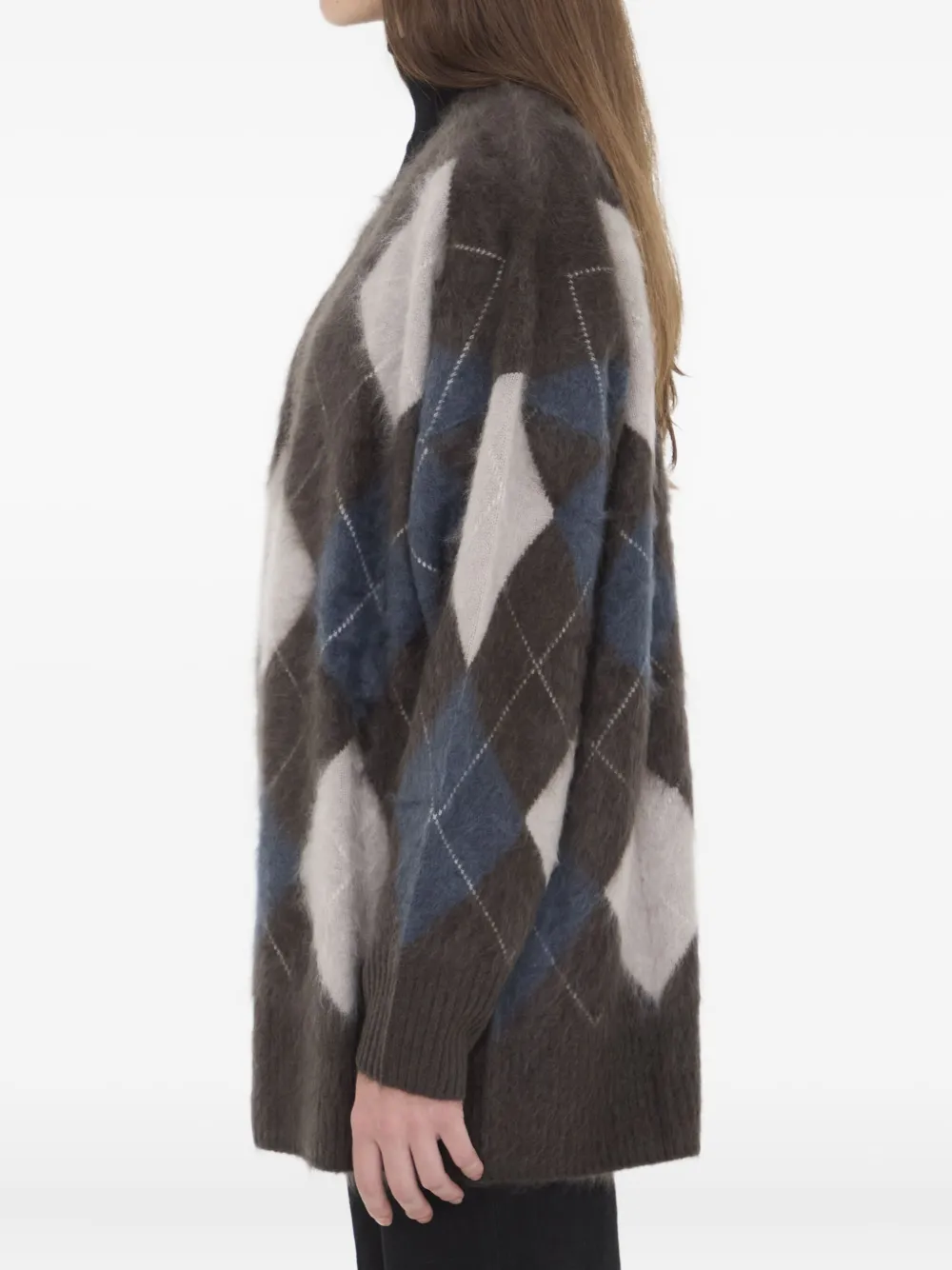 Lisa Yang Elaria vest met knopen Bruin