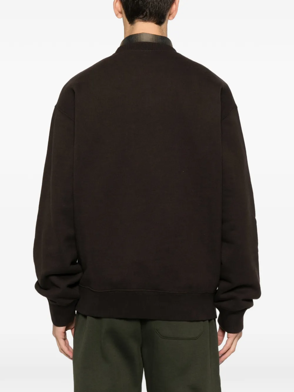 Carhartt Big School Crew-neck Sweatshirt In Brown